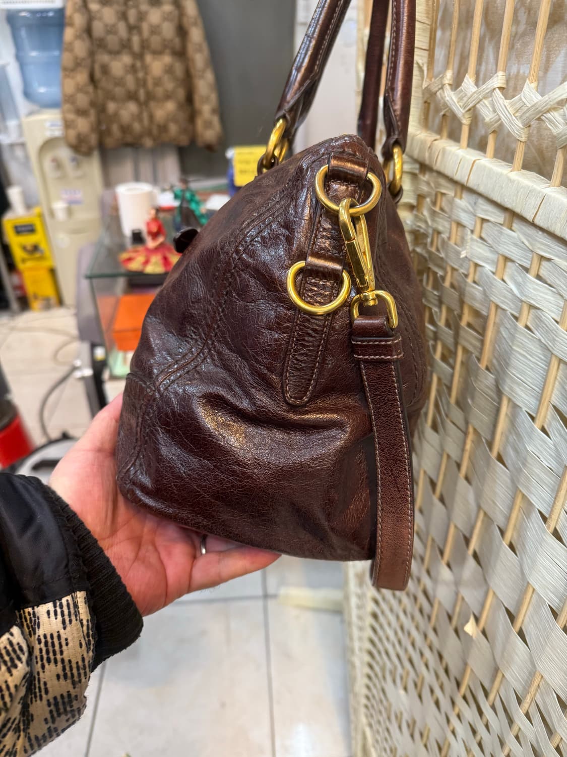 정품 프라다 비텔로 샤인 2way백 팝니다 상품이미지3