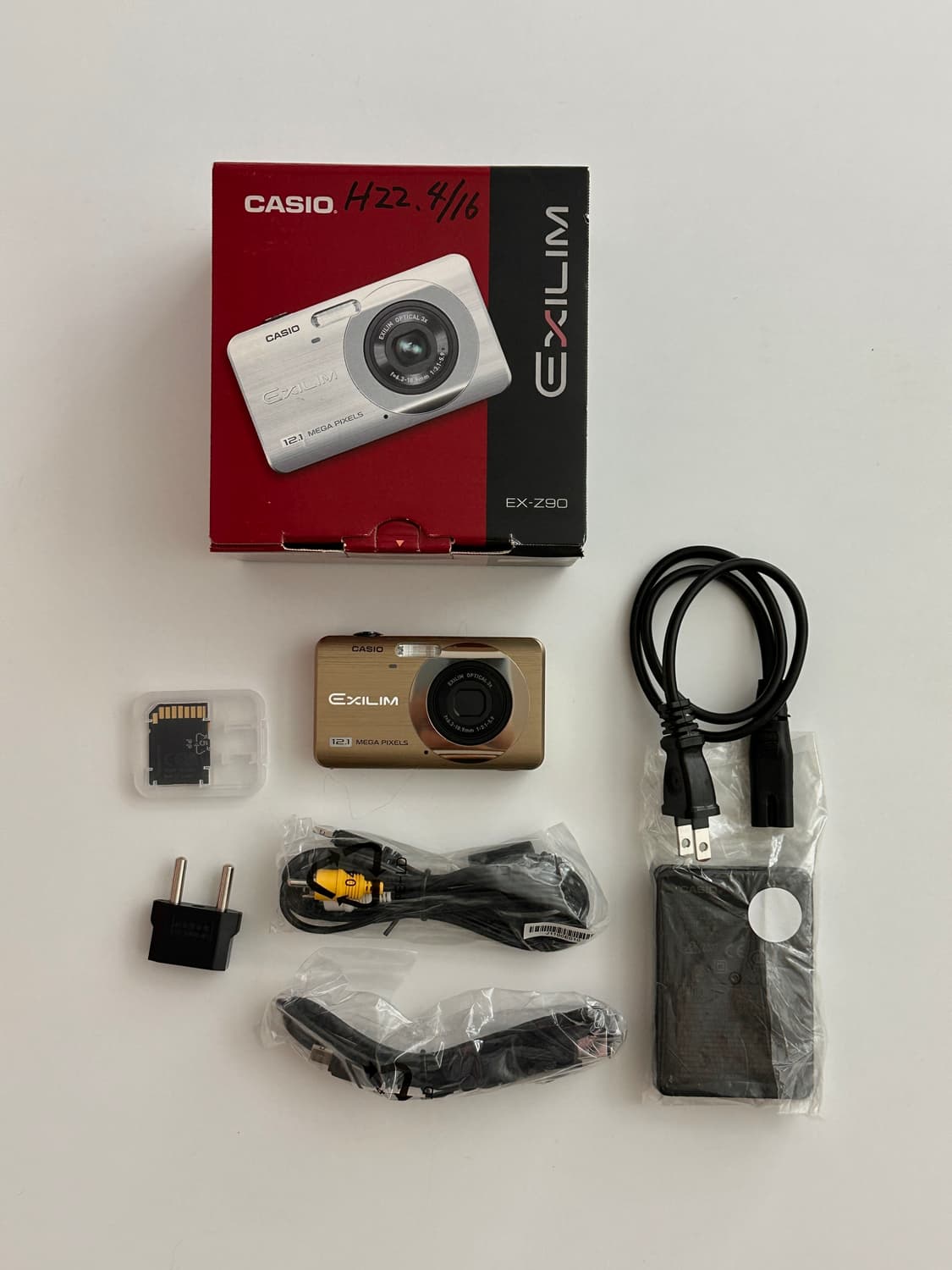 풀박스 ! 카시오 엑슬림 EX-Z90 빈티지디카 디카 상품이미지10