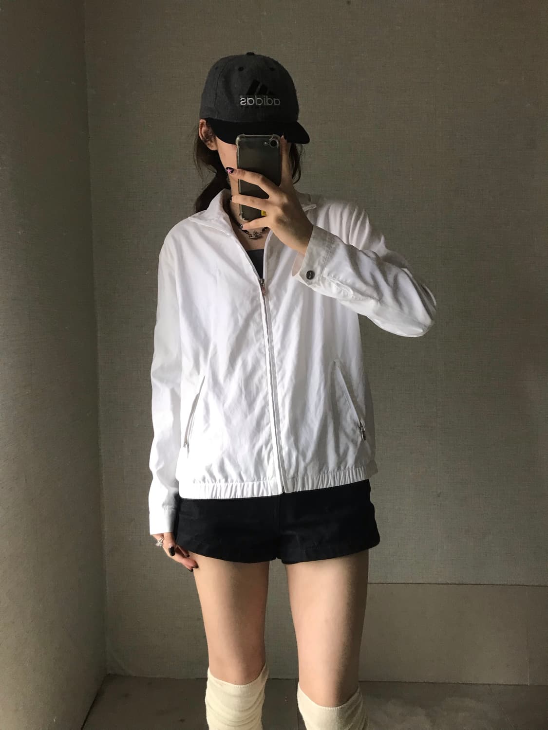 폴로 화이트 블루종 바람막이 상품이미지4