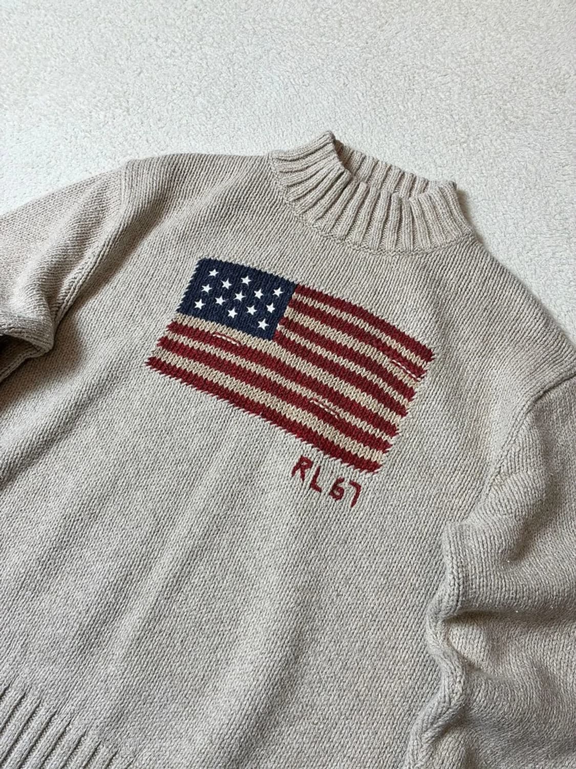 폴로 랄프로렌 10's 성조기 반폴라 니트 PN7673 상품이미지2