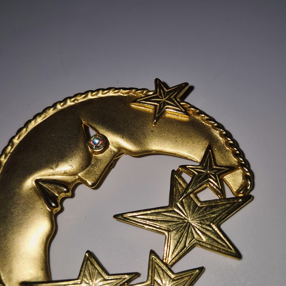 70s 미국 코스튬 브라스 밤하늘 브로치 상품이미지9