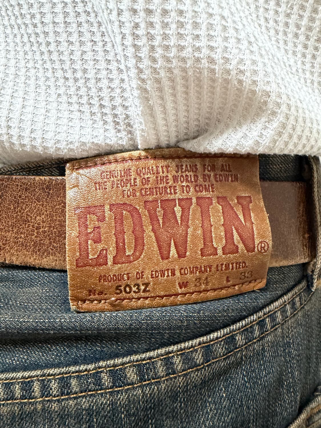 EDWIN DIRTY WASH DENIM JEANS 상품이미지1