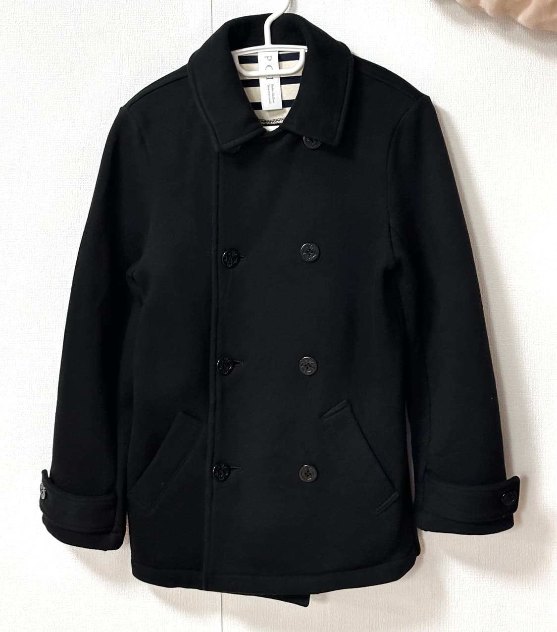 더블버튼 하프 코트 상품이미지1