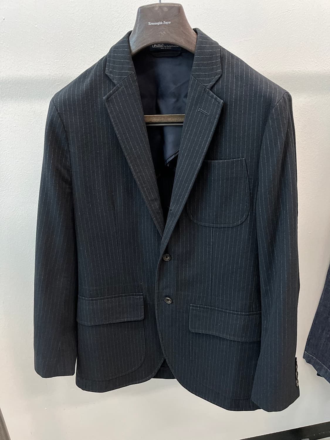 95-100) 폴로 스트라이프 코튼자켓  상품이미지4