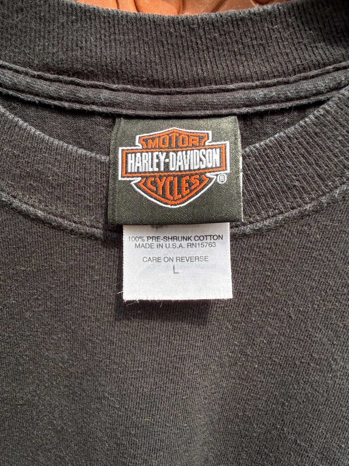 할리데이비슨 00s 블루 플레임 빈티지 티셔츠 상품이미지6