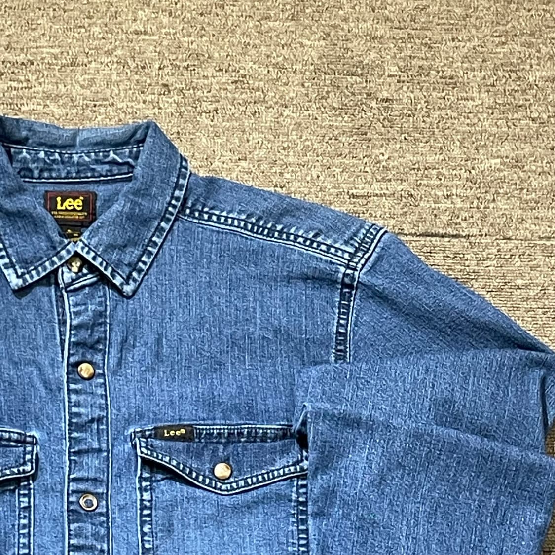 (S) Lee 리 코튼 데님 셔츠 상품이미지4