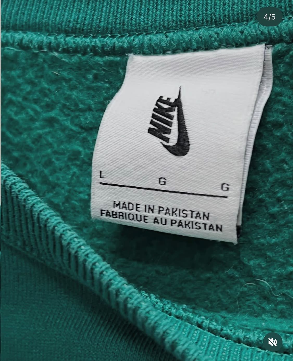 나이키 NRG 솔로 스우시 크루 플리스 미스틱 그린 상품이미지4