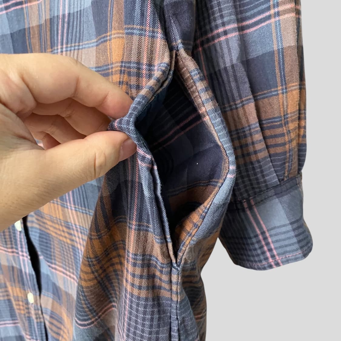 (여성M)니코앤드 체크 셔츠 롱 원피스 상품이미지5