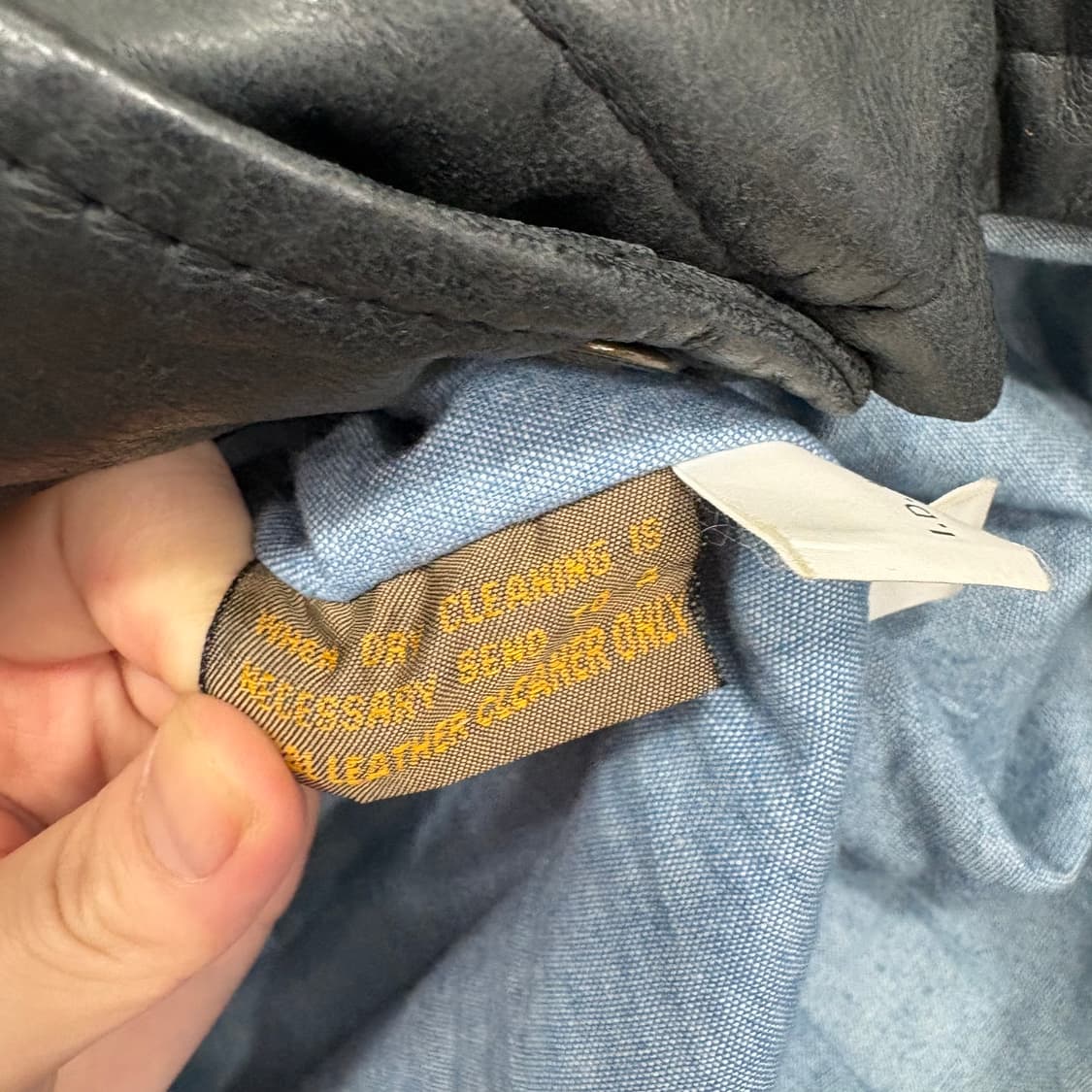 콜보룩 빈티지 소가죽 카 코트 자켓 상품이미지5