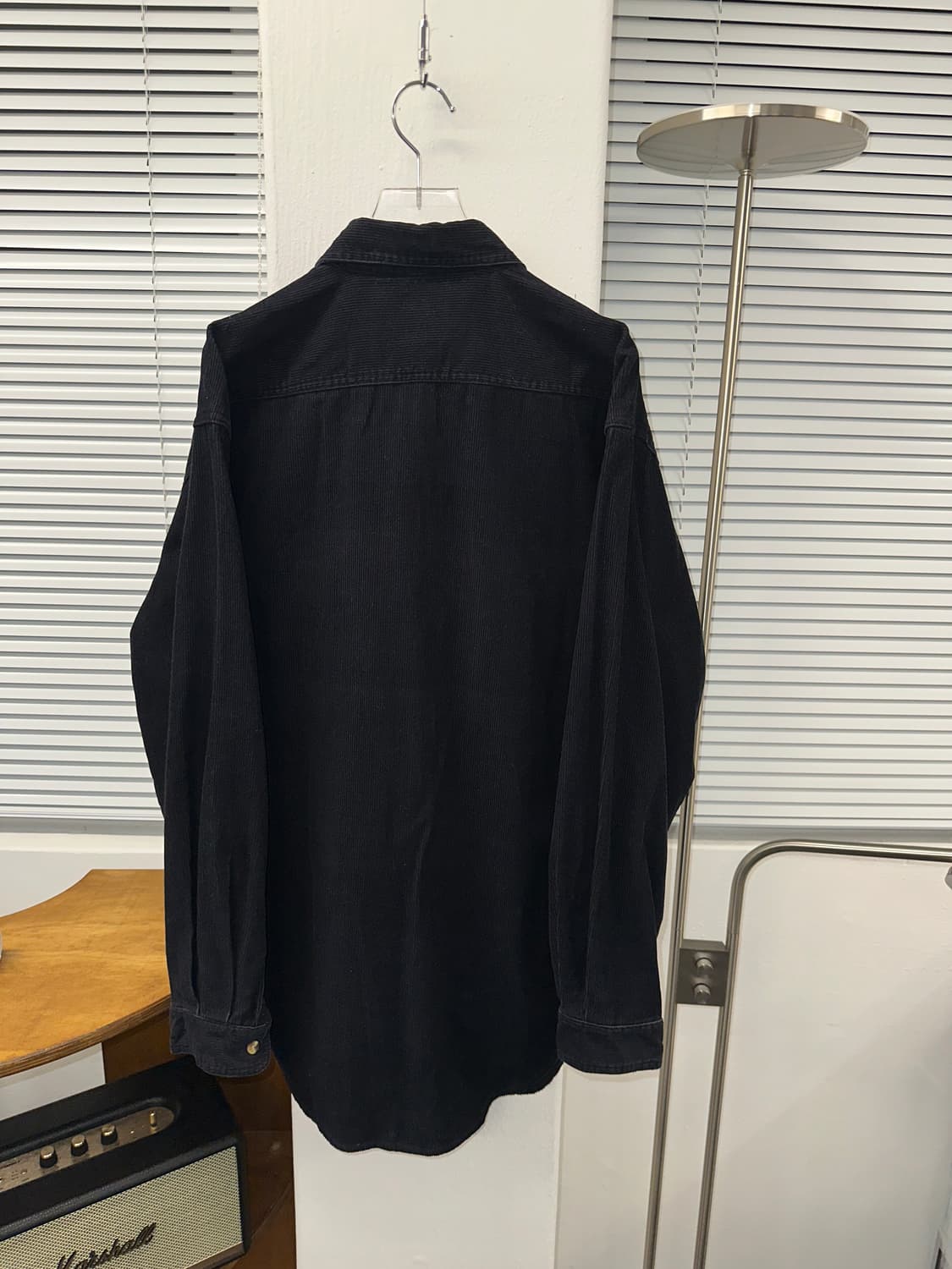 Tommy 코듀로이 오버핏 셔츠 (블랙) 상품이미지4