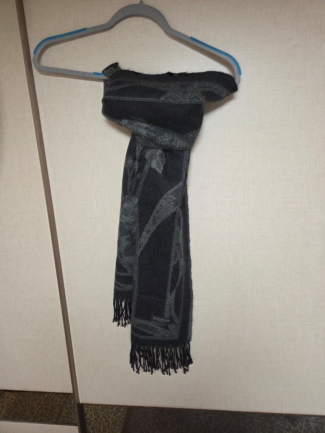 발망 플라워 패턴 캐시미어 머플러 상품이미지4