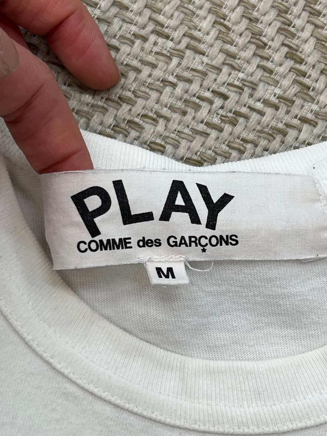 꼼데가르송 카모패턴 로고 반팔티 r3676 상품이미지8