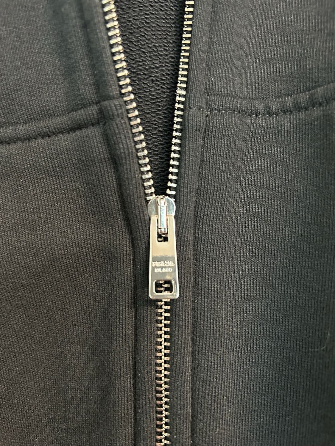 프라다 삼각로고 블랙 후드 자켓 138590 R212 11LN (M) 상품이미지6
