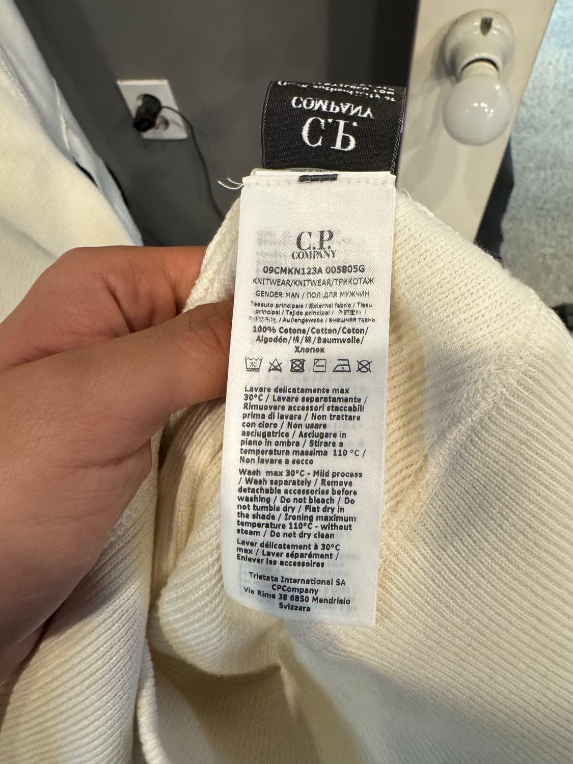 CP컴퍼니 화이트 후드티 상품이미지6