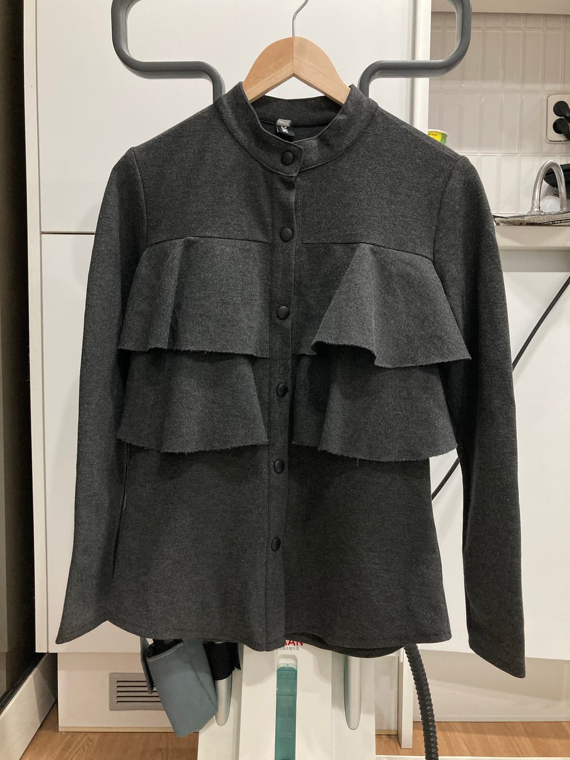 일본빈티지 프릴 블라우스 자켓 상품이미지1