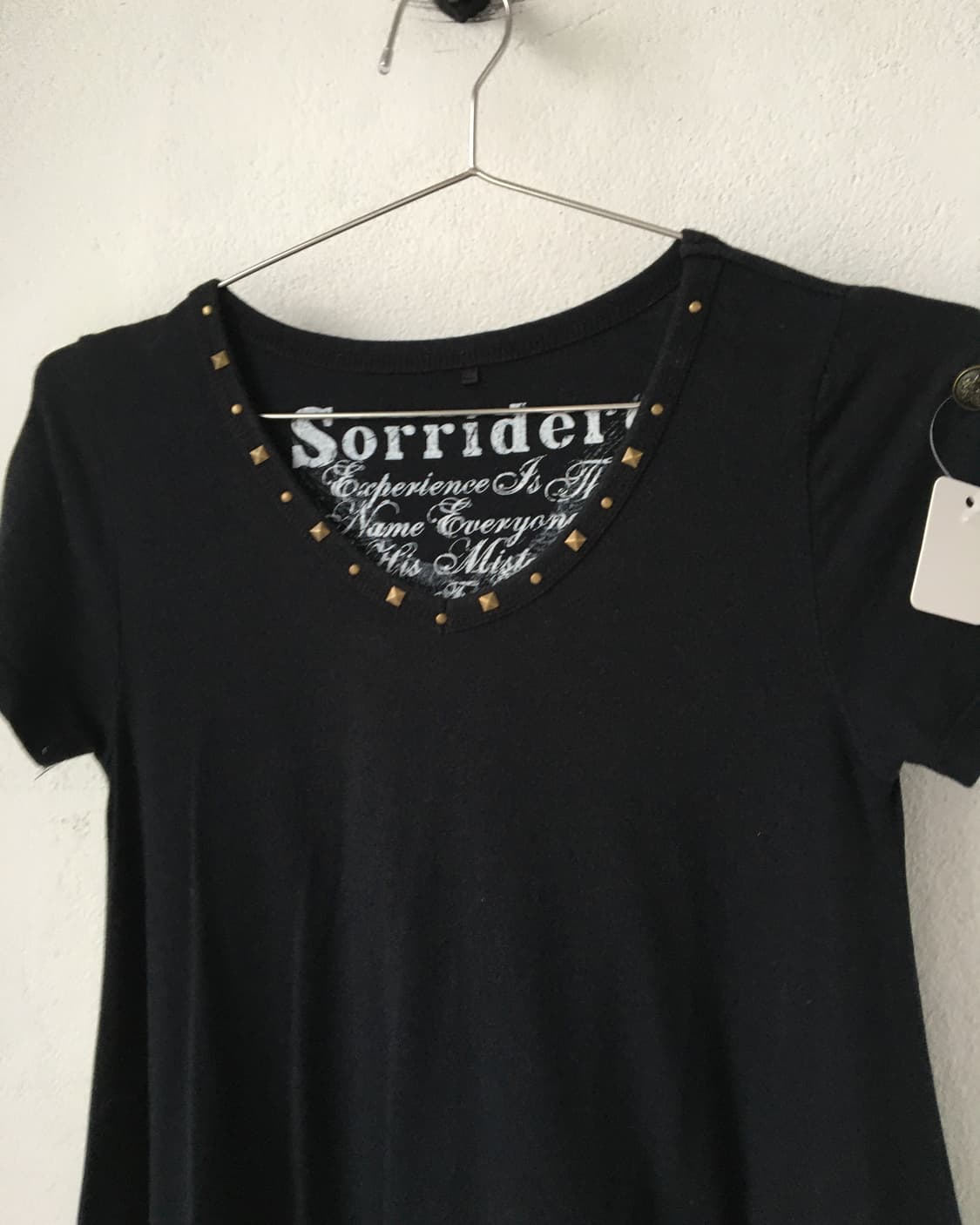 Stud point unbalanced t shirt 상품이미지3