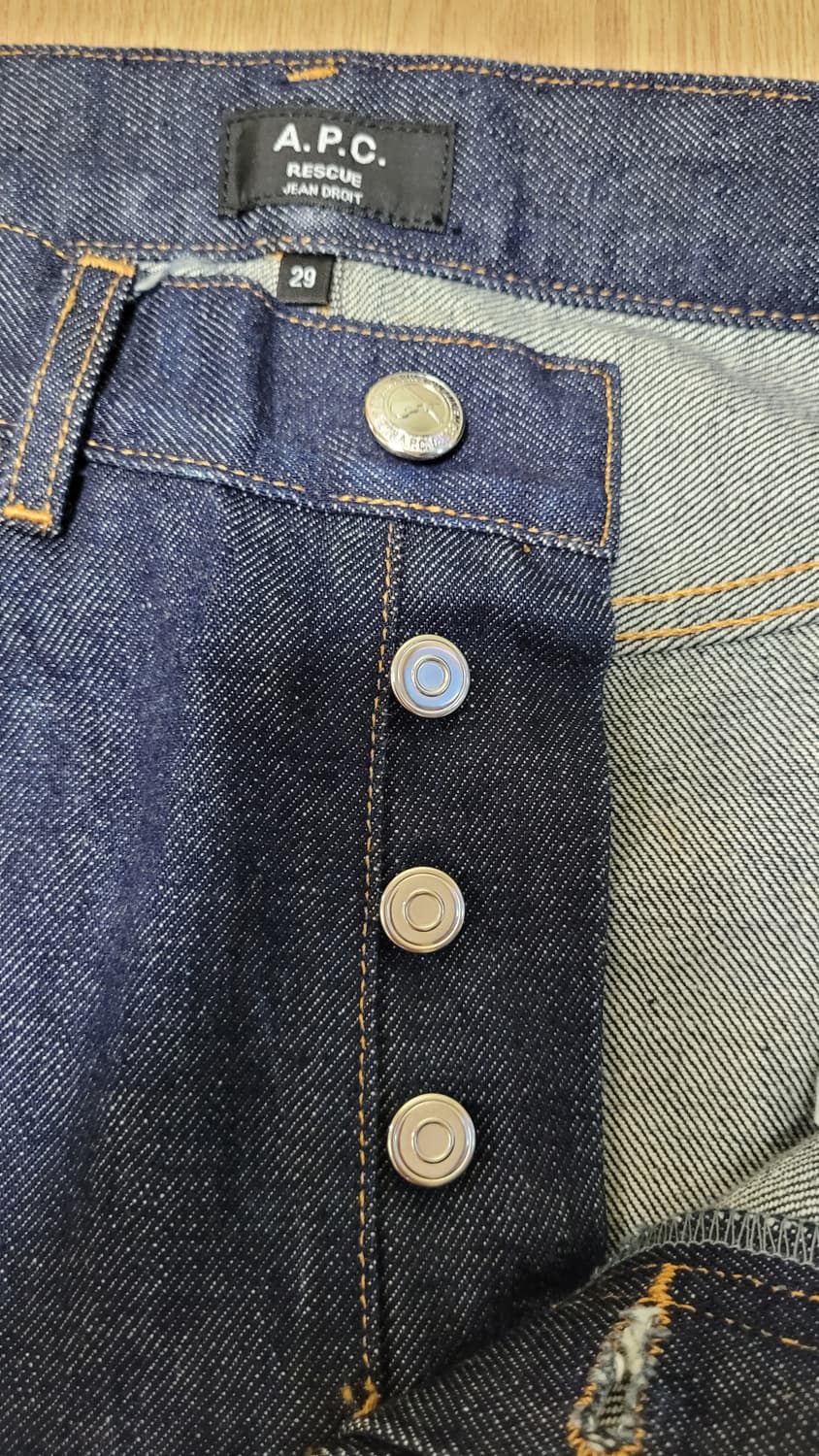 A.P.C. 레스큐 셀비지 생지 데님진 상품이미지6