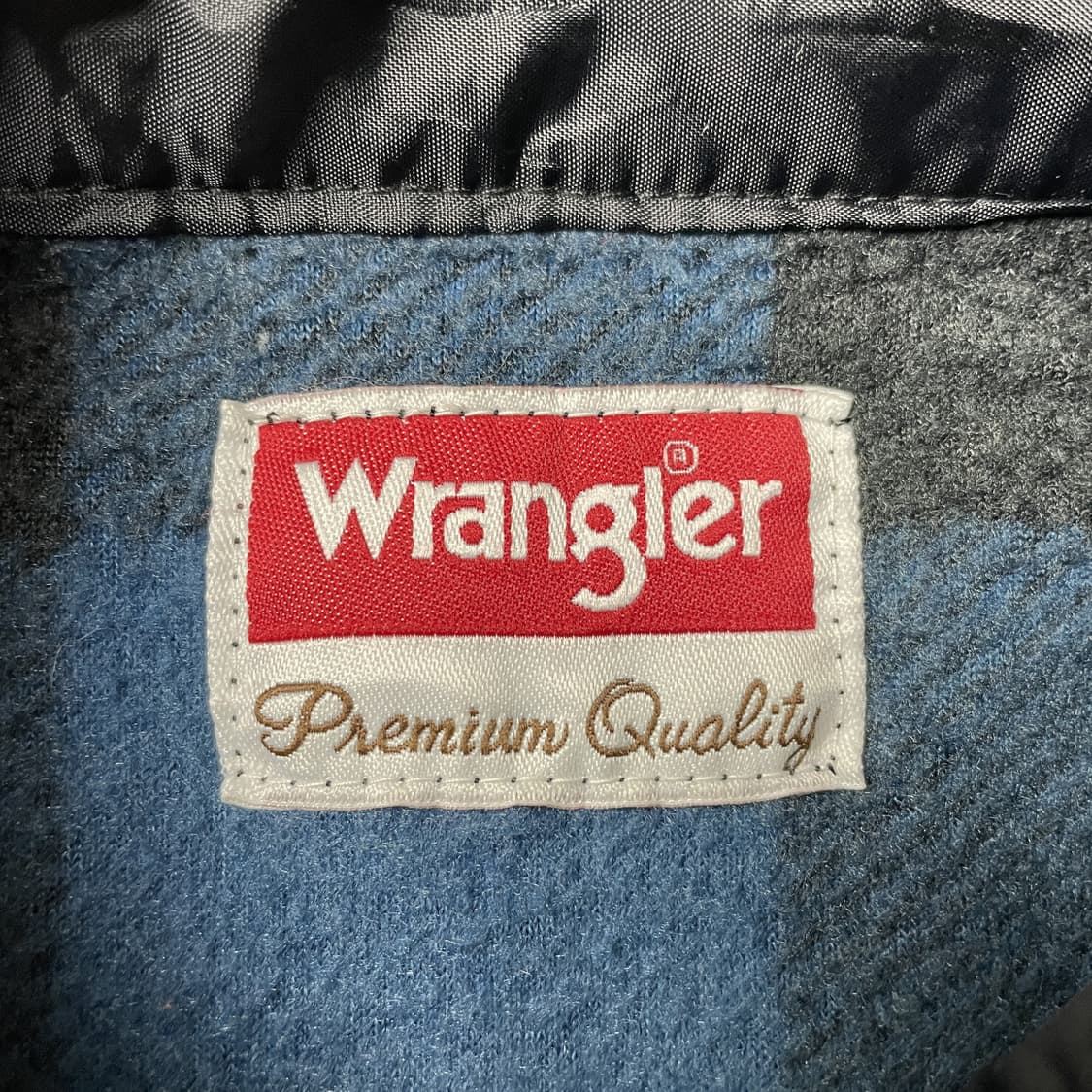 WRANGLER 랭글러 빈티지 블루 버팔로 체크 셔츠 A00328 상품이미지7