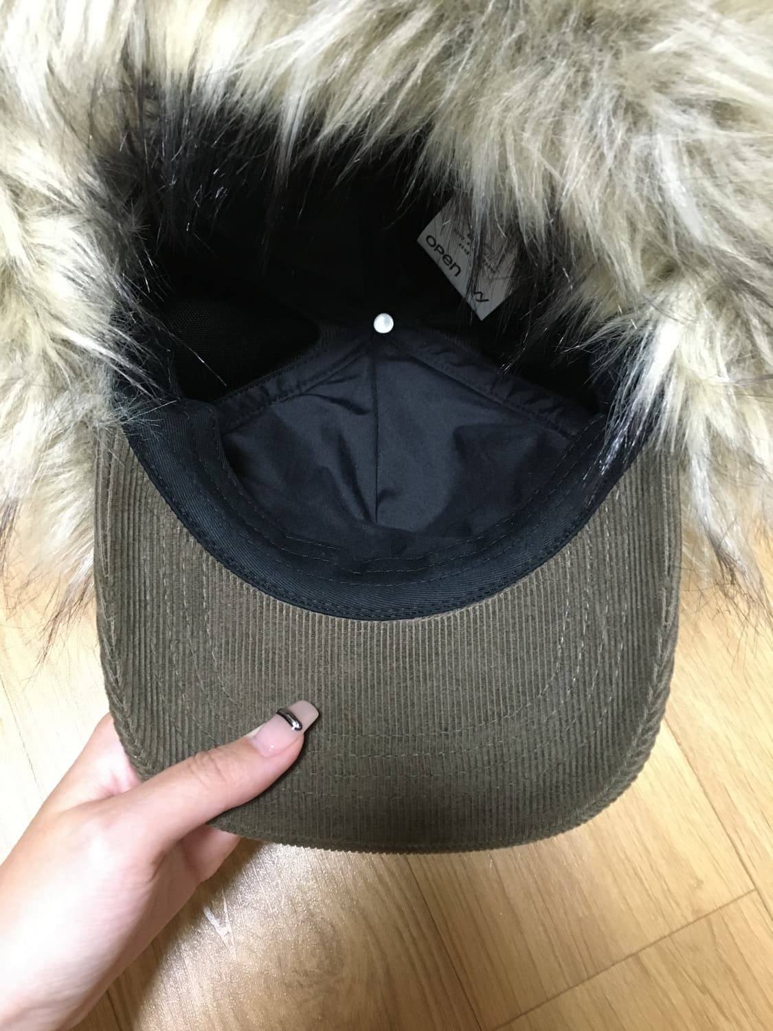 오픈와이와이 퍼 모자 상품이미지7