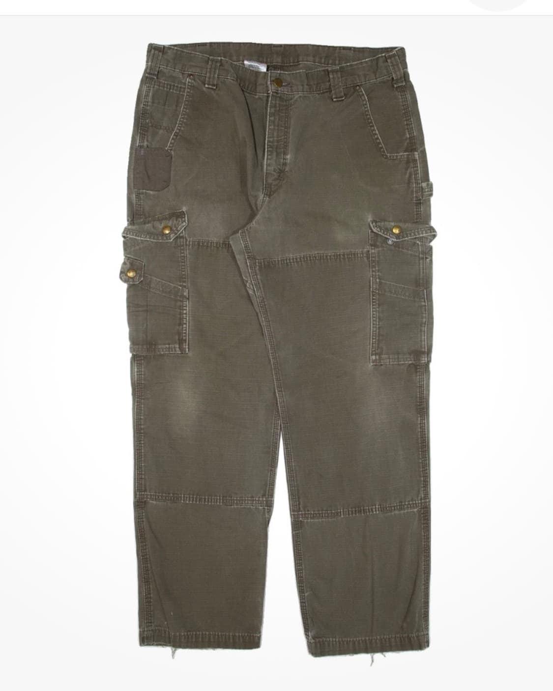 칼하트 카펜터 더블니 워크 팬츠 카키 38x32 상품이미지1