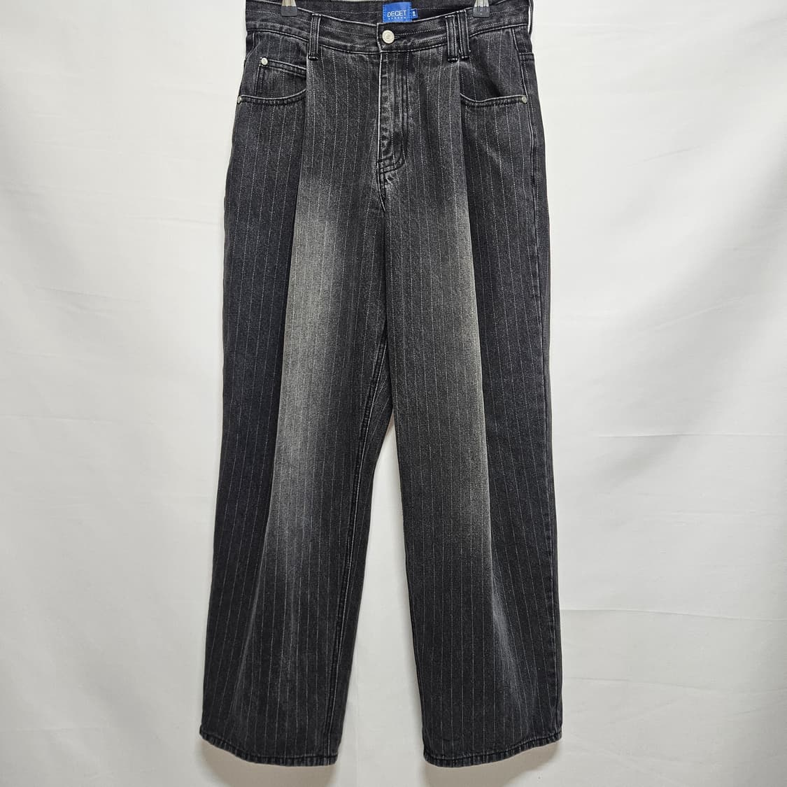 데케트 decet 스트라이프 와이드 데님팬츠 28 상품이미지1
