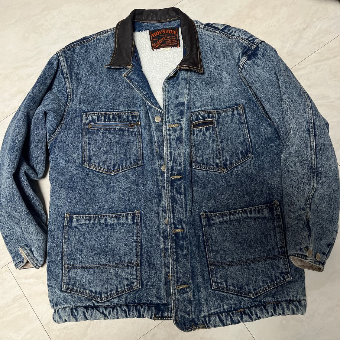휴스턴 제팬 HOUSTON JPN 데님 초어 워크자켓 M 상품이미지1