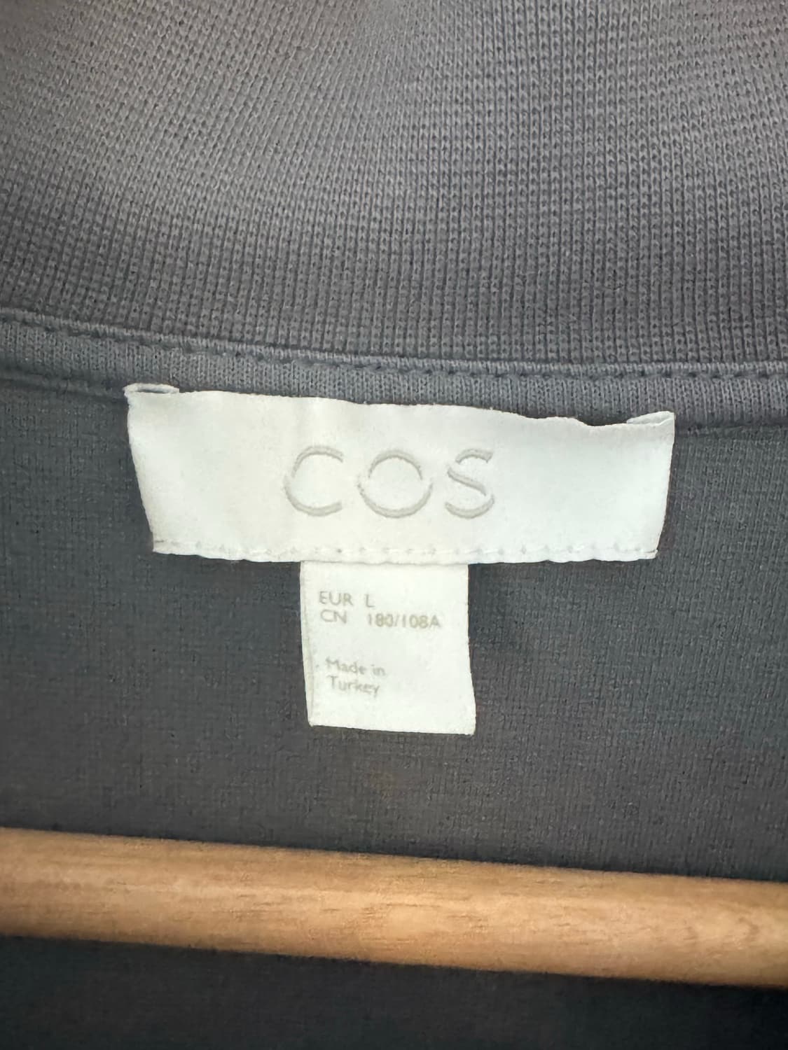 COS 코스 하프 집업 스웨트셔츠 L 상품이미지5