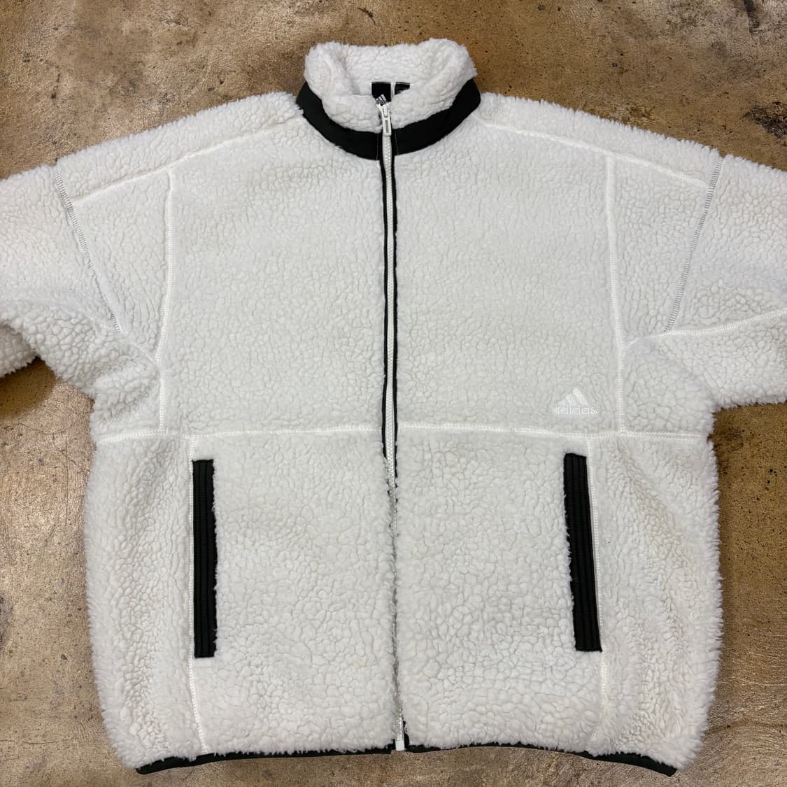[정품/S,90] 아디다스 S2S 보아 뽀글이 플리스 자켓 b17 상품이미지3