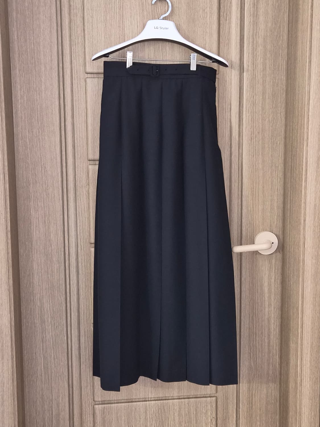 오라리 트로피컬 울 키드 모헤어 스커트 1사이즈 상품이미지4