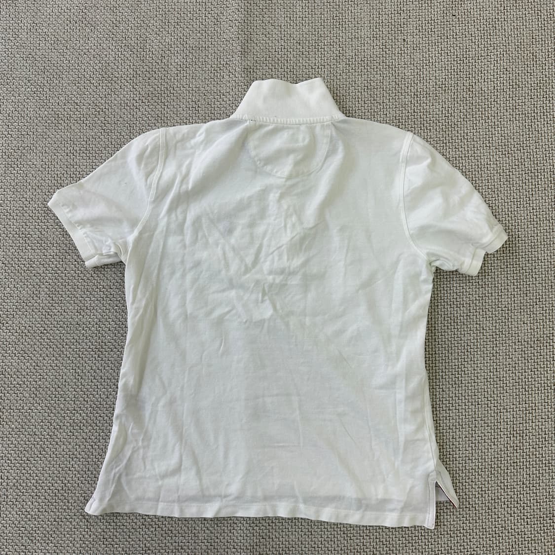 100  US폴로 화이트 폴로 반팔 셔츠 0408D 상품이미지4