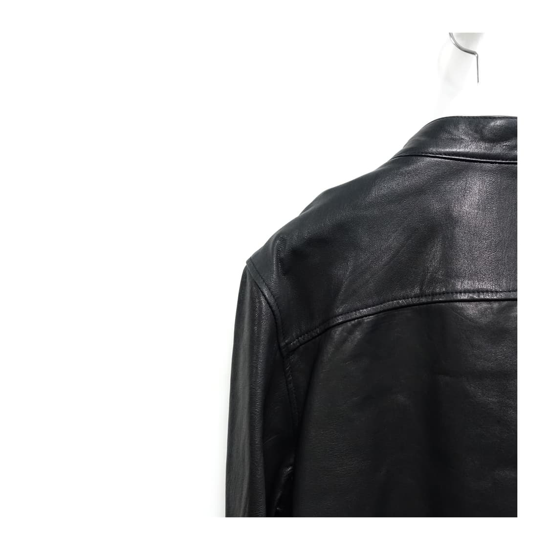 [XL]COEN 고트스킨 염소 가죽 레더 자켓 상품이미지5