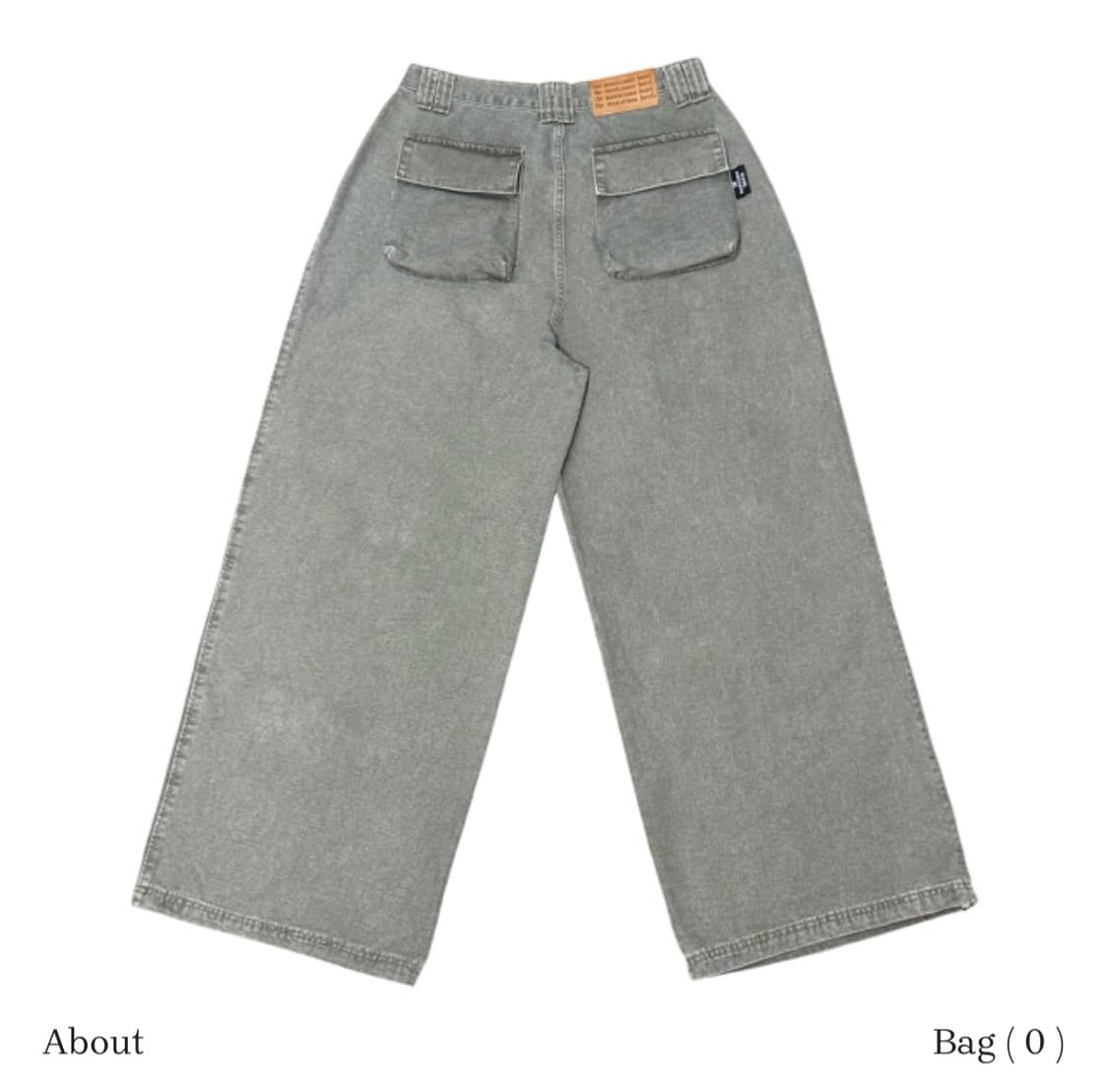 더미스테리어스호텔 옥스포드 워싱 팬츠 1사이즈 상품이미지6