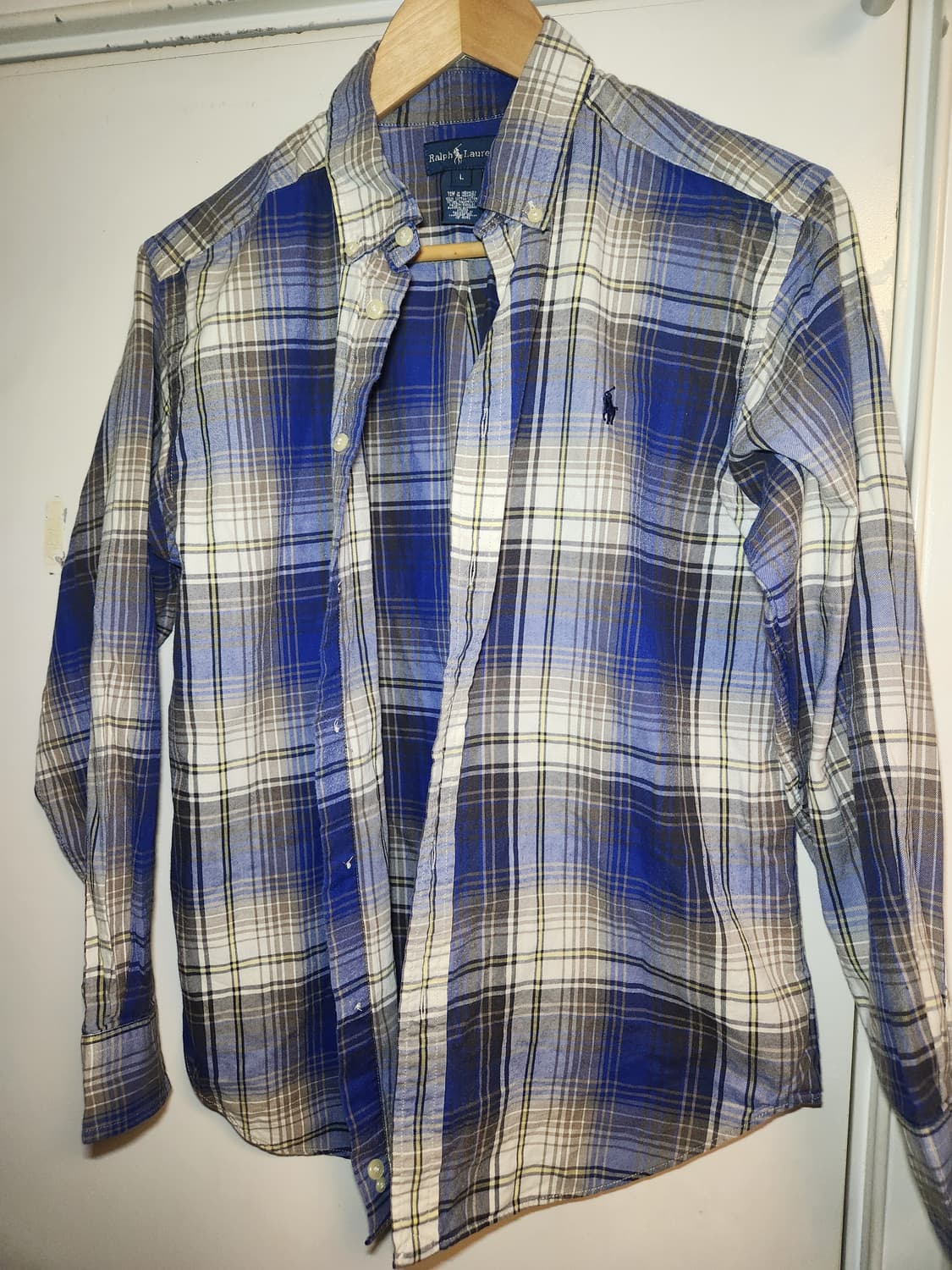 폴로 랄프로렌 체크 셔츠 남방 여성L(S정도) 상품이미지1