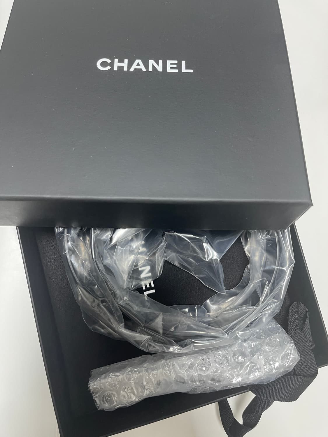 샤넬 블랙 레더 금장 벨트 상품이미지3