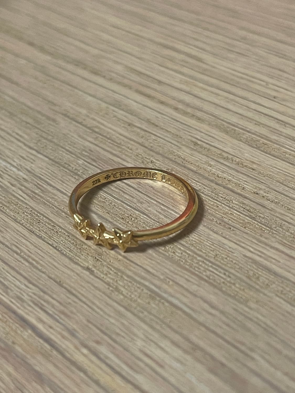 크롬하츠 22k 쓰리스타 링 US 8호(17-18호) 상품이미지1