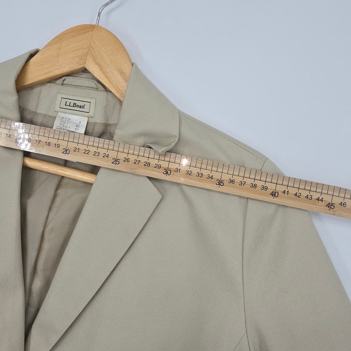 L.L.Bean 여성 베이지색 블레이저 S 상품이미지6