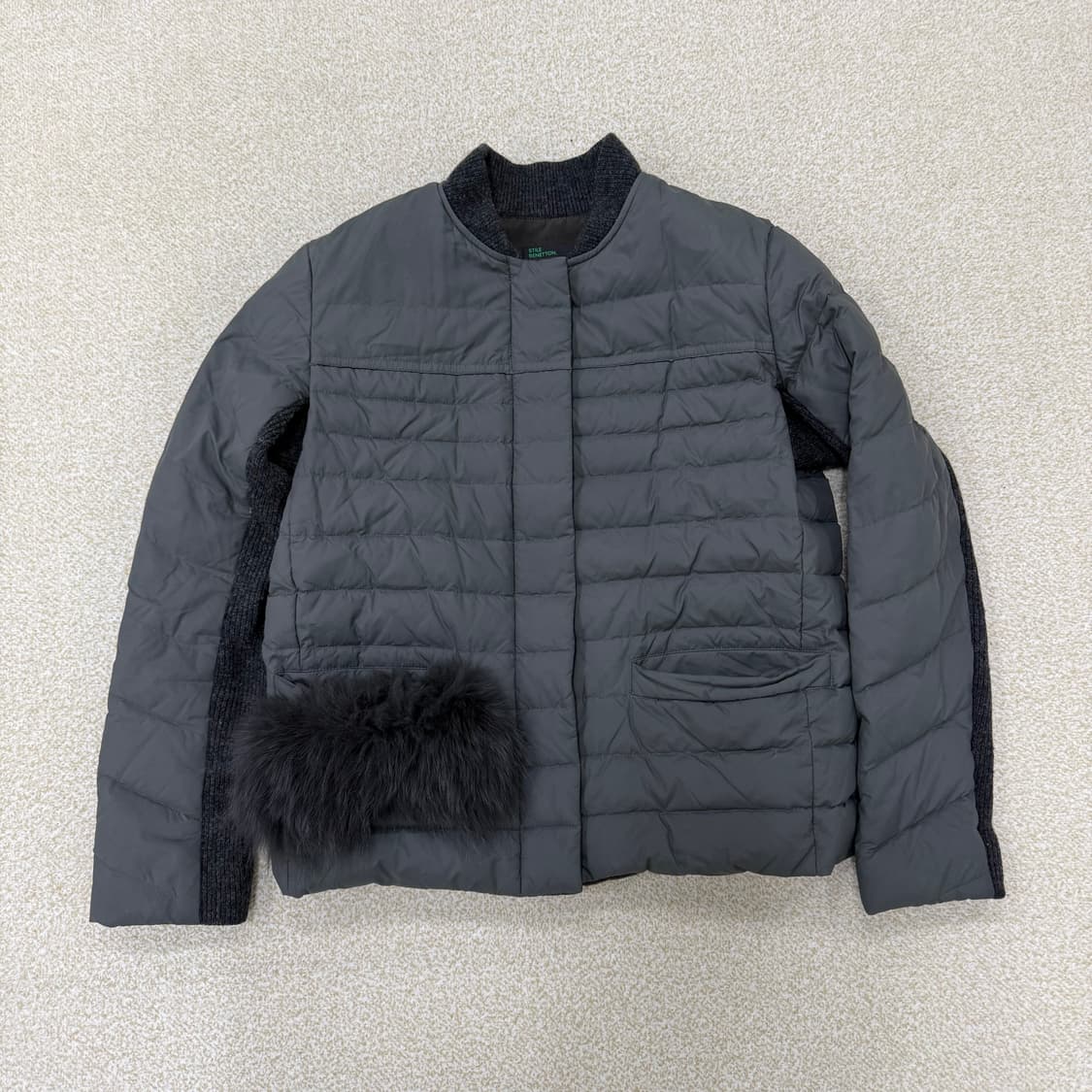 42 베네통 포켓 털 패딩 점퍼 0210T 상품이미지1