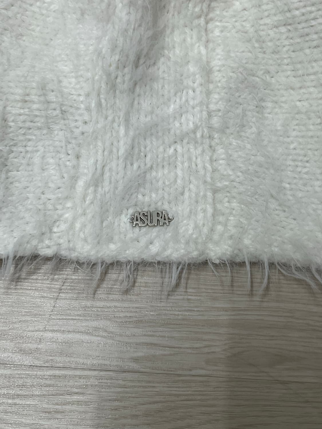 아수라 BABY ANGEL HOODIE HAT 아이보리 상품이미지8