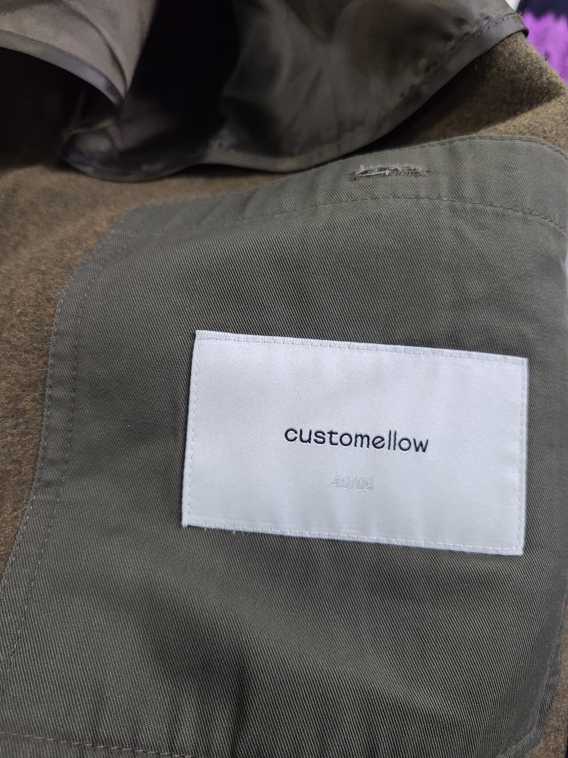 커스텀멜로우 핸드메이드 울 자켓 상품이미지7