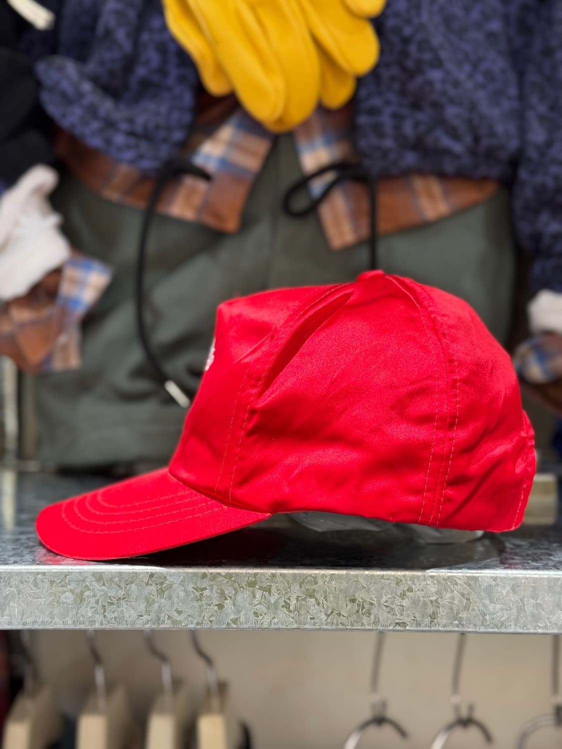 빈티지 사틴 트러커 캡 상품이미지2