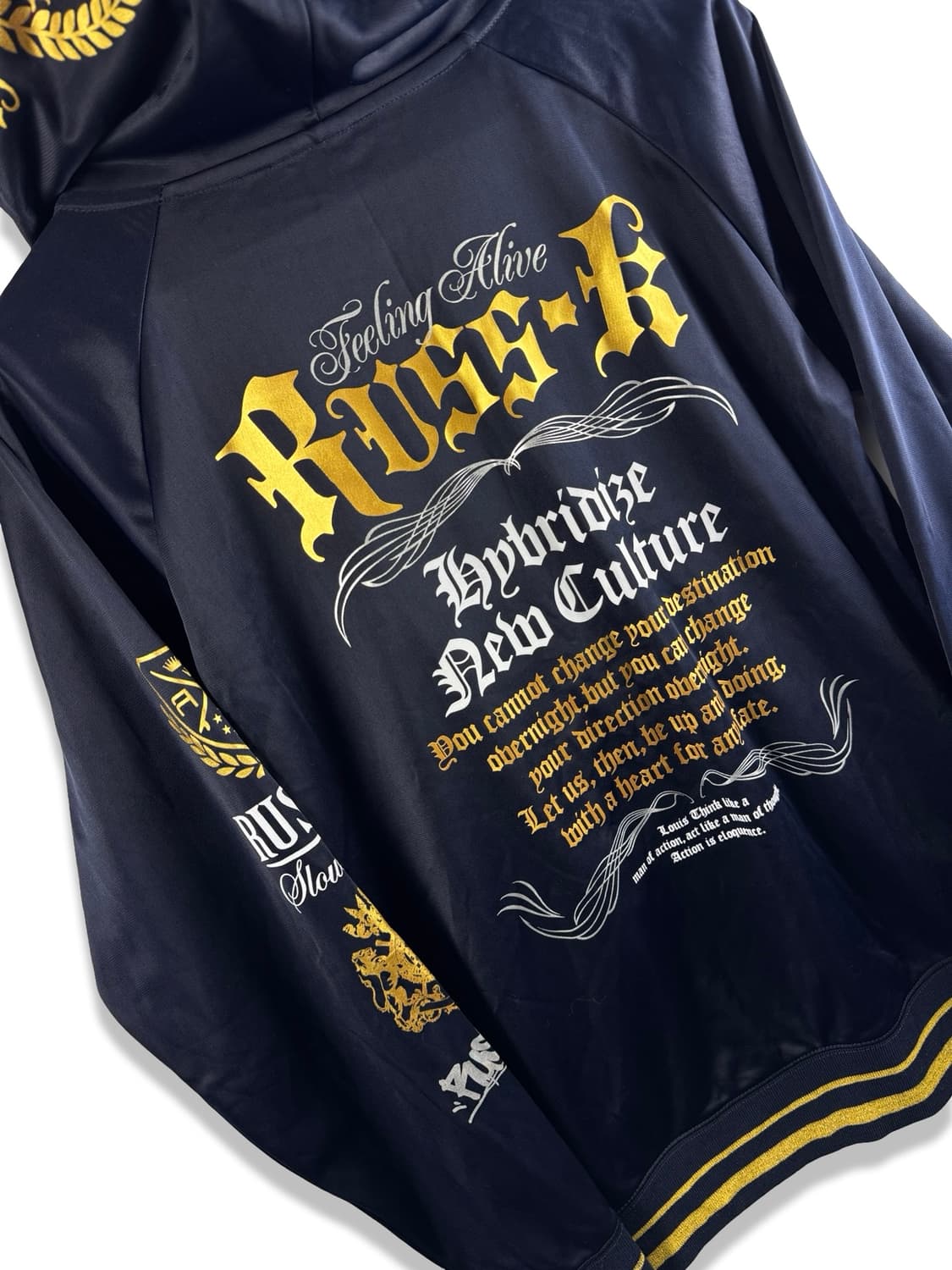 JPN Y2K 레터링 프린팅 후드집업 2390 상품이미지4