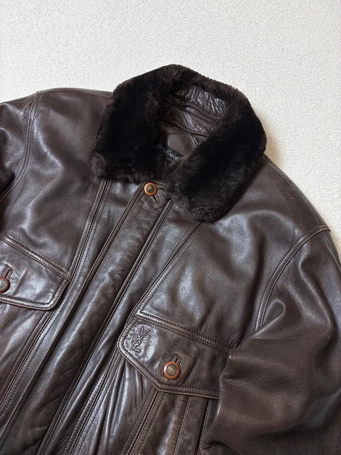 입생로랑 YSL 90's og A-2 양가죽 자켓 PN7716 상품이미지2