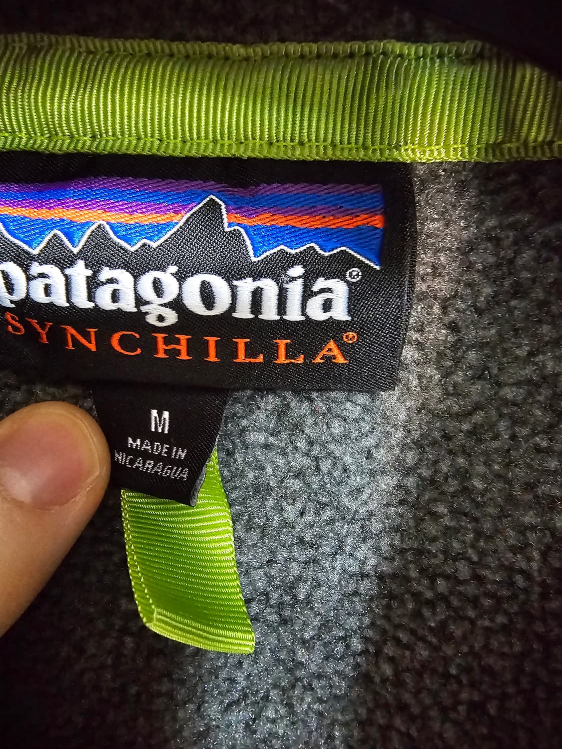 파타고니아 신칠라 M 니켈 그레이 블루 상품이미지2