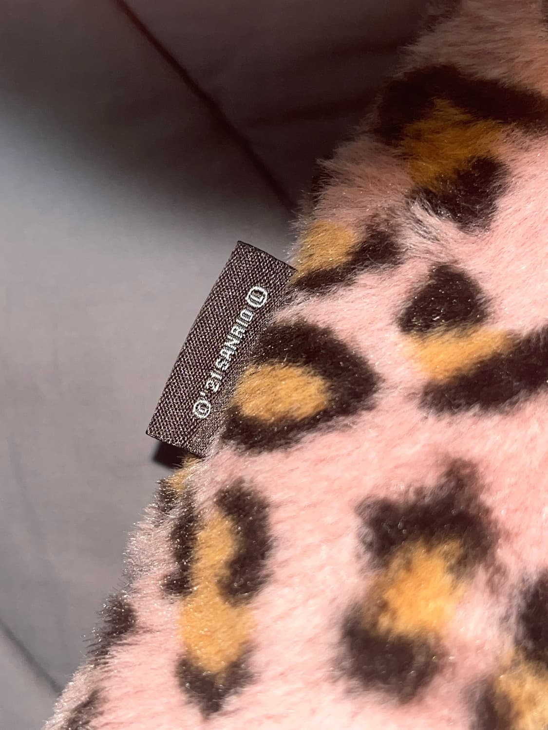 [일주일간할인]산리오 헬로키티 갸루 핑크 호피 레오파드 퍼 크로스백 가방 상품이미지5