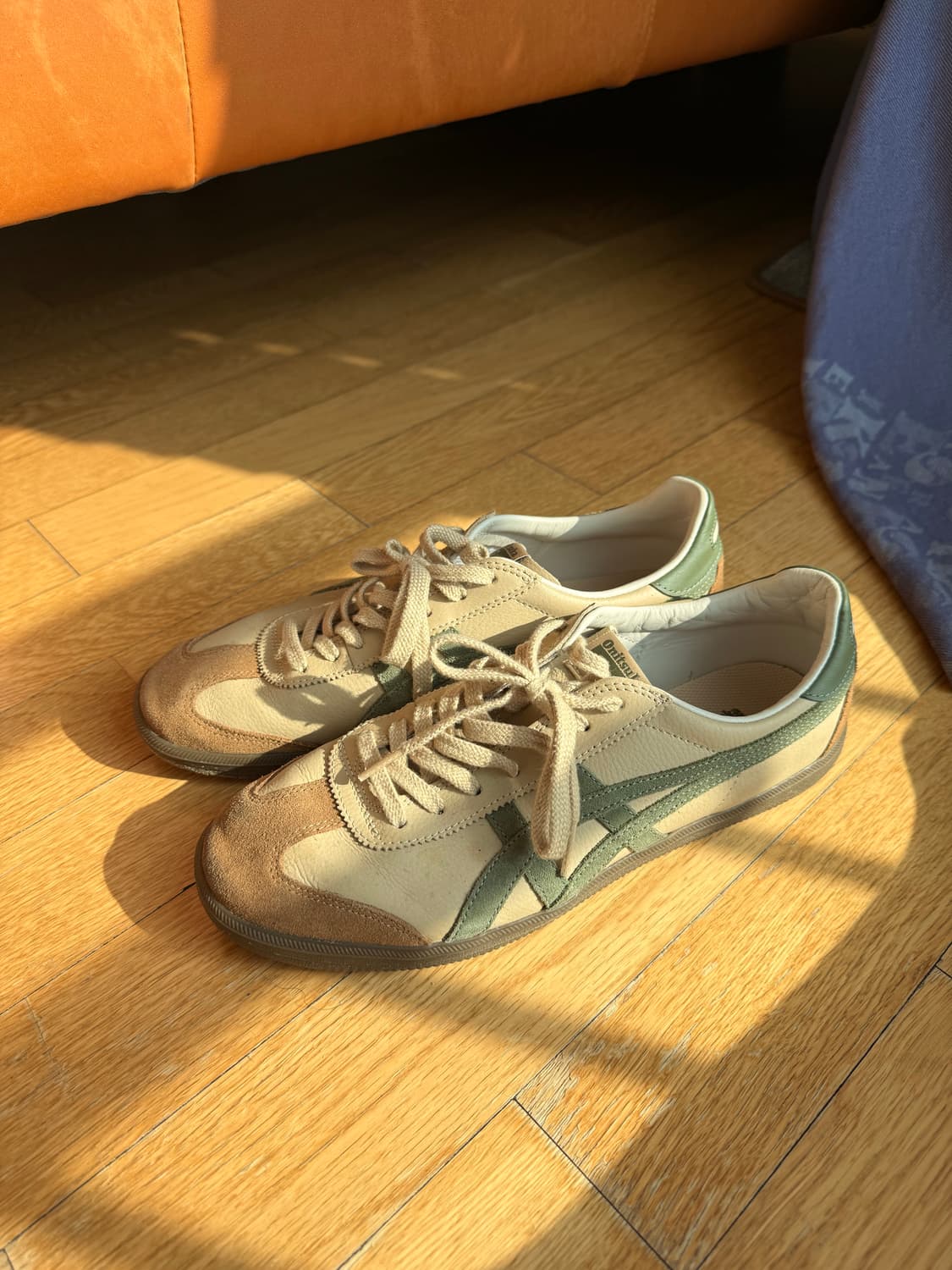 오니츠카 타이거 토쿠텐 베이지 그린 상품이미지2