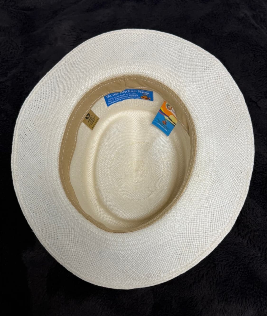 에콴디노 파나마햇 (정품) 화이트 S사이즈 상품이미지8