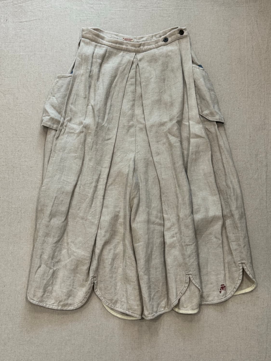 캐피탈 노르웨이 린넨 가우초 스커트 팬츠 상품이미지1