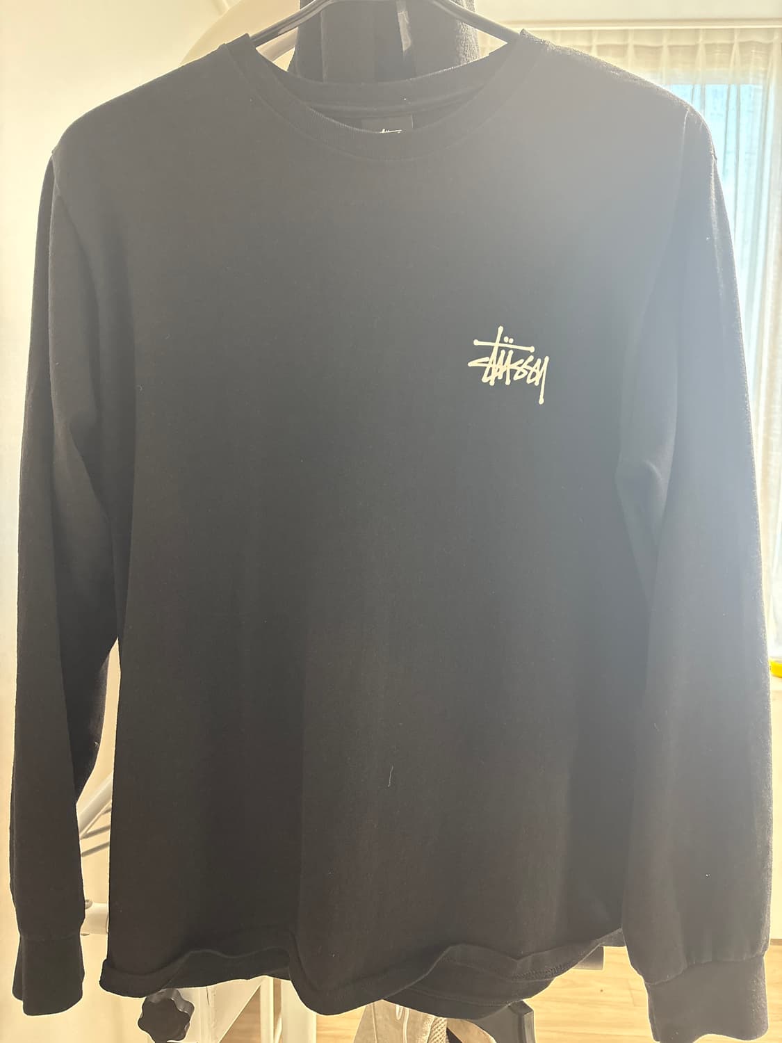 스투시 베이직 롱슬리브 블랙 상품이미지3