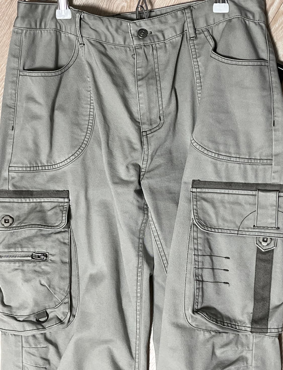 코이세이오 빅포켓 카고팬츠 라이트카키 사이즈2 상품이미지2