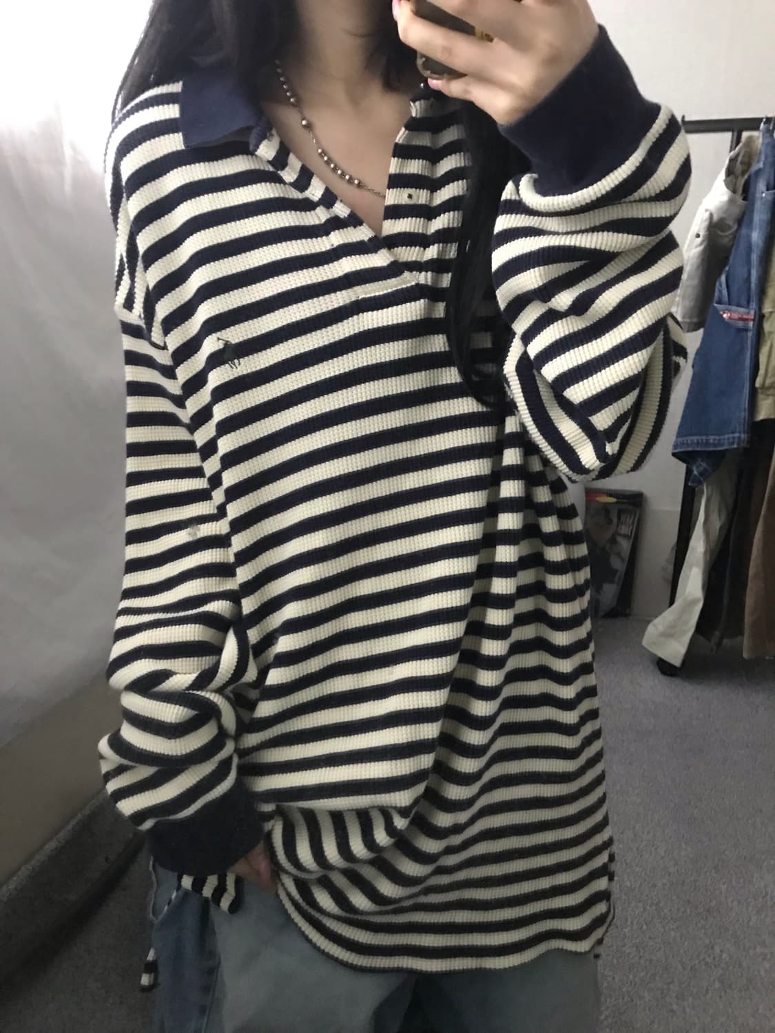 폴로 와플 럭비티셔츠 상품이미지5